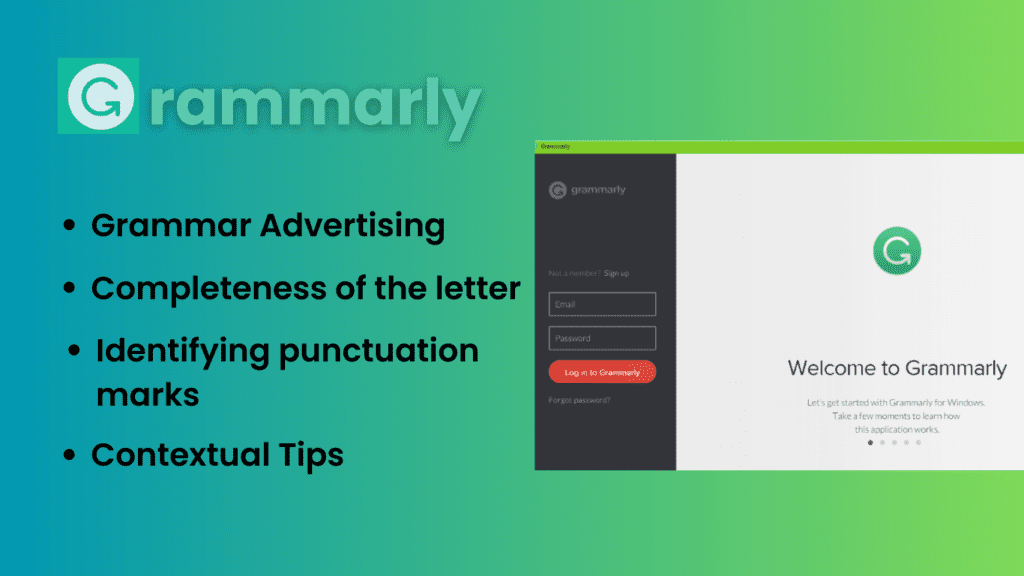  Grammarly AI TOOL
FEATURES-
Contextual Tips
Identifying punctuation marks
Completeness of the letter
Grammar Advertising