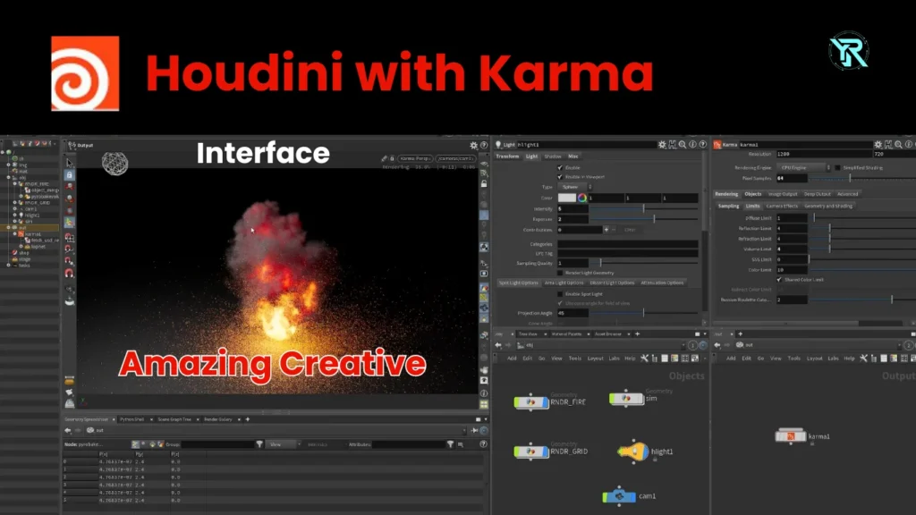 Houdini with Karma AI Tools For VFX