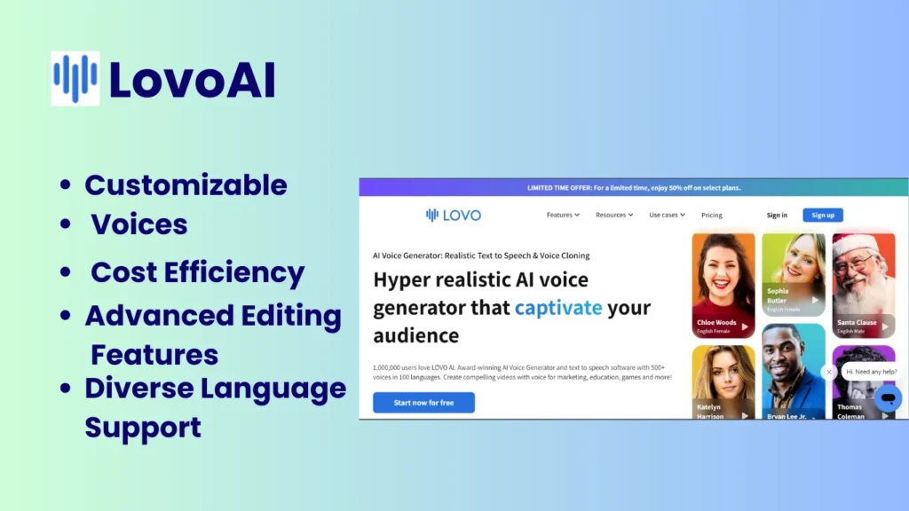 LovoAI: AI Tools For Voice Over