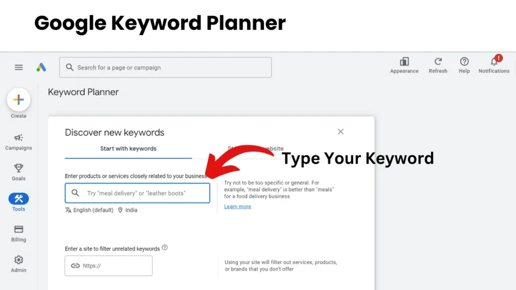 Google Keyword Planner 
Top Best AI Tools for Keyword Research