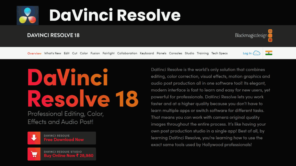 DaVinci Resolve: Vlog Editing Tools
