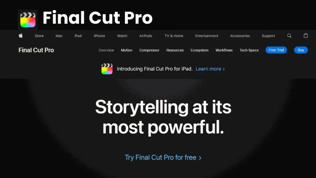 Final Cut Pro Vlog Editing Tools